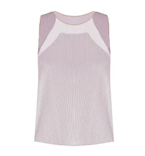 196048-510 | SCULPT PLEATED TANK | PLUM