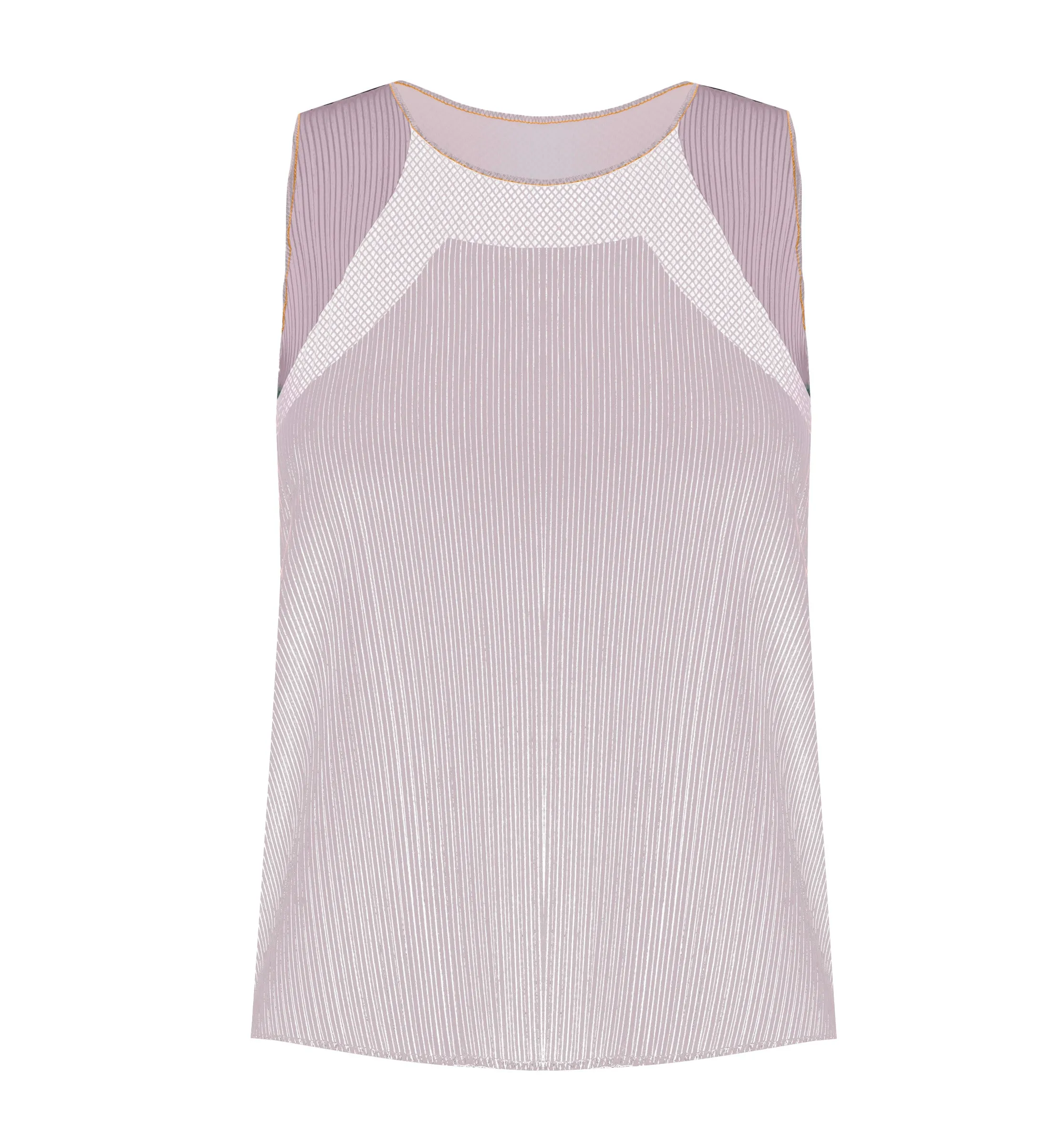 196048-510 | SCULPT PLEATED TANK | PLUM