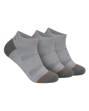 3 paires de bas court - Gris