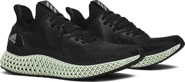 Adidas AlphaEdge 4D 'Reflective Core Black' Sneakers, black