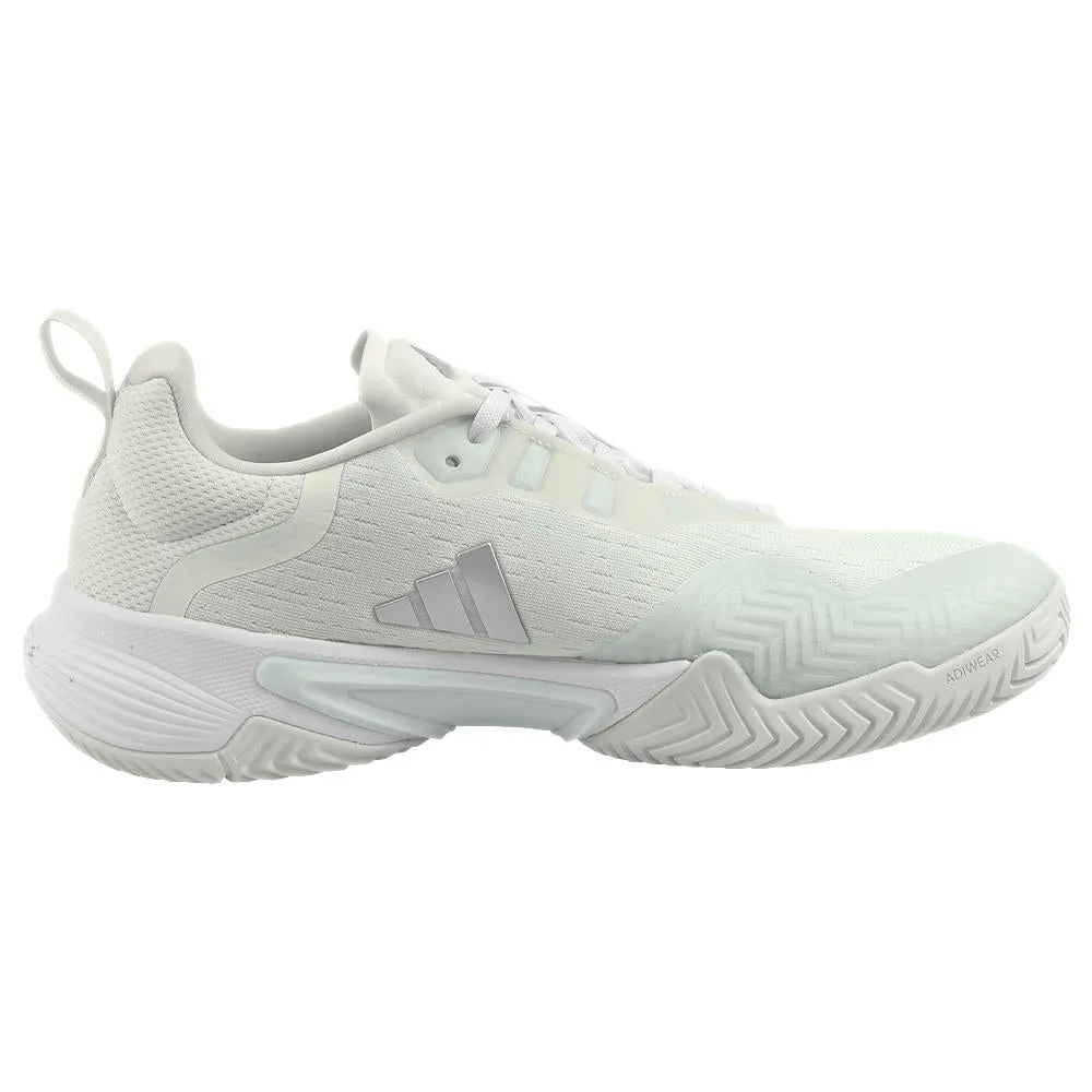 adidas Women's Barricade - Cloud White/Silver Metallic