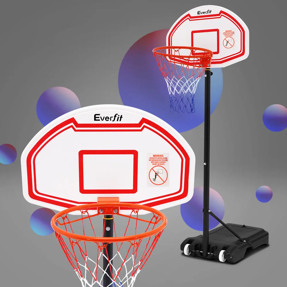 Adjustable Basketball Hoop with Shatterproof Backboard - Everfit