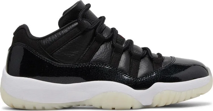 Air Jordan 11 Retro Low 72-10, black