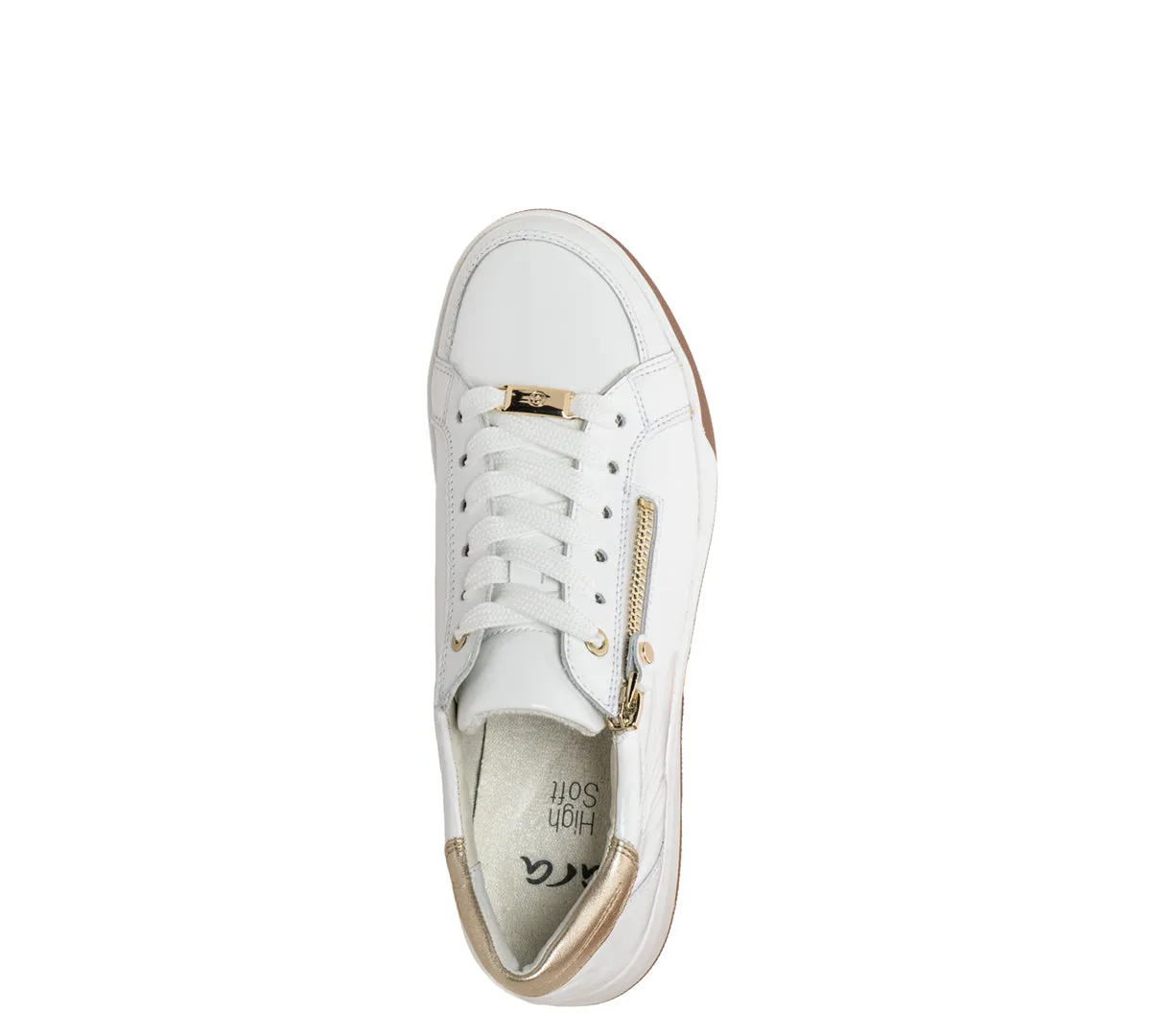 ARA REI LOW WHITE PATENT