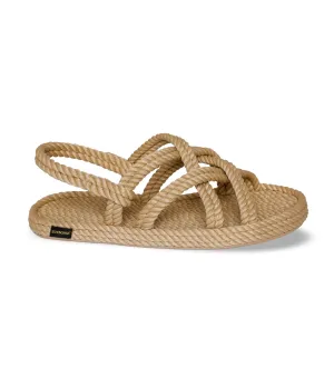 Bodrum Rope Sandals Beige