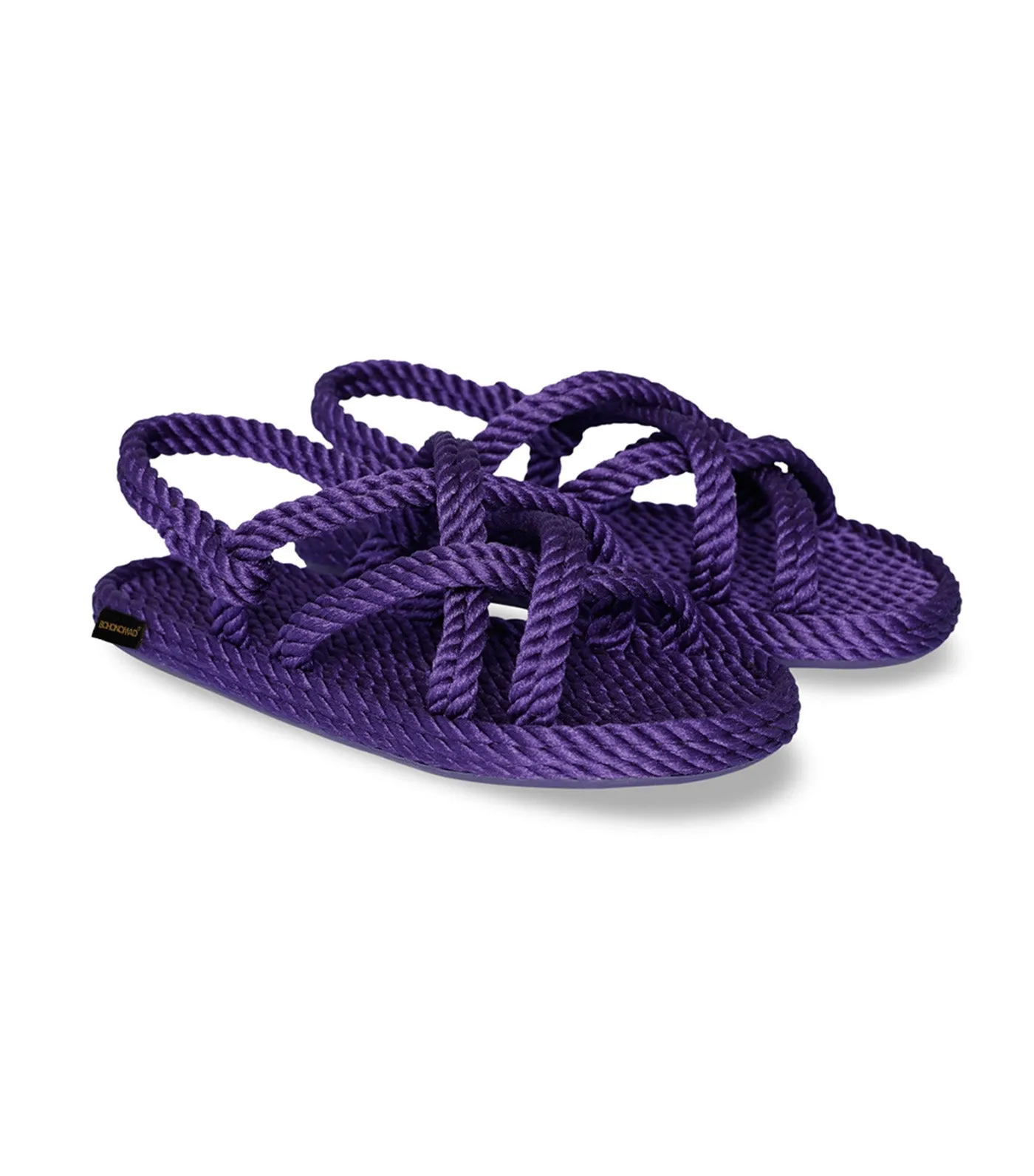 Bodrum Rope Sandals Purple