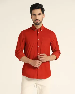 Casual Red Solid Shirt - Jenga