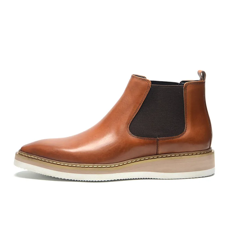 ChicHide Casual Platform Slip-On Ankle Boots