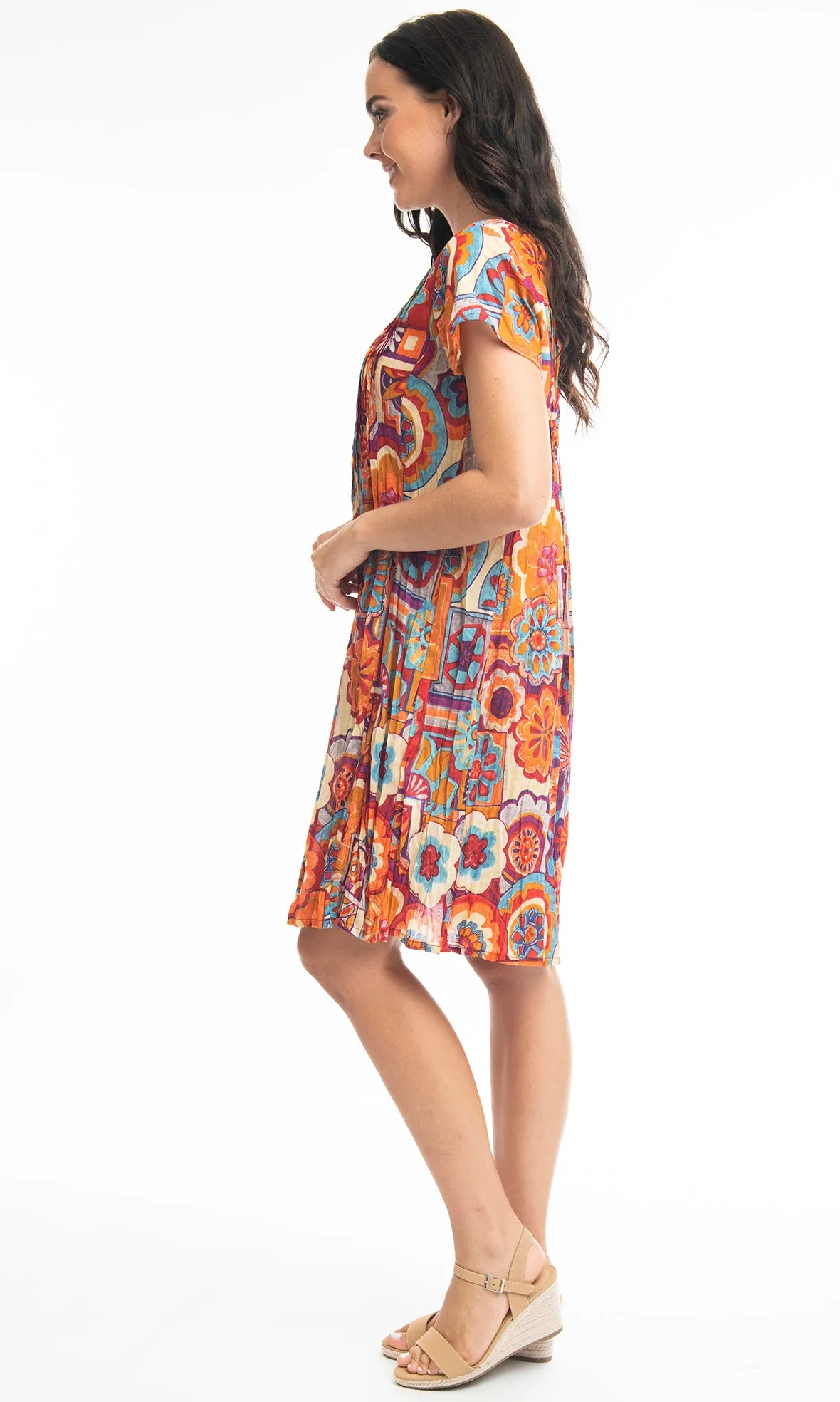 Cotton Dress Easy Fit Pissouri