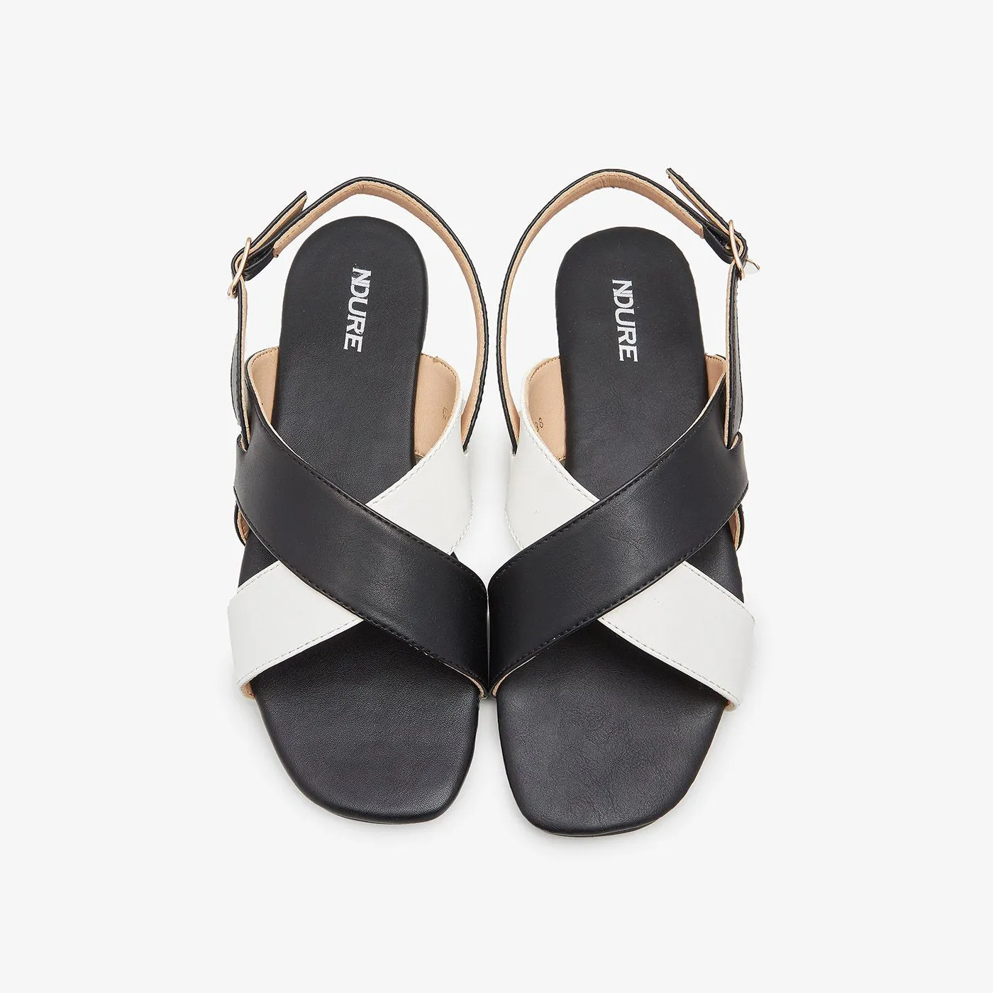 Cross-Strap Ladies Sandals