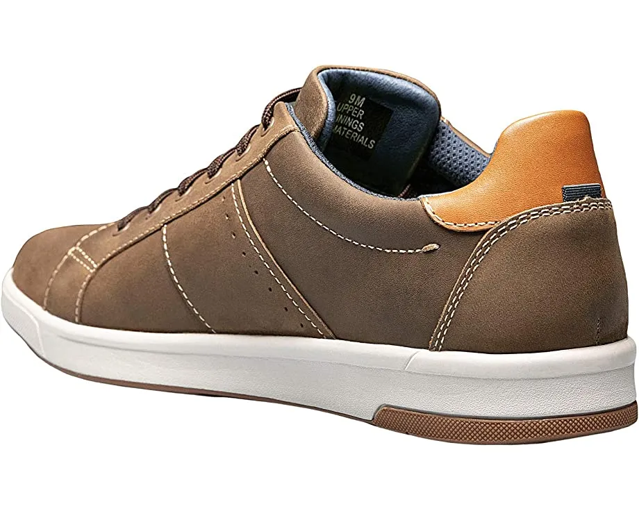 Crossover Lace to Toe Casual Sneaker Florsheim Mushroom Crazy Horse