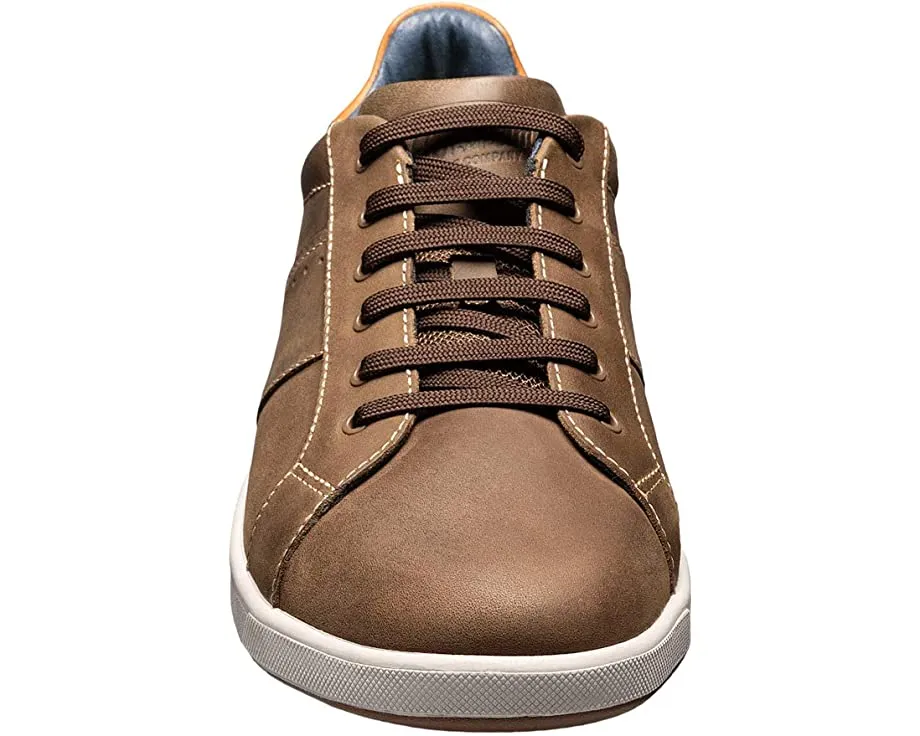 Crossover Lace to Toe Casual Sneaker Florsheim Mushroom Crazy Horse