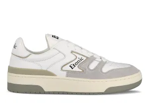 Etonic B481 sneakers in white leather and light grey suede