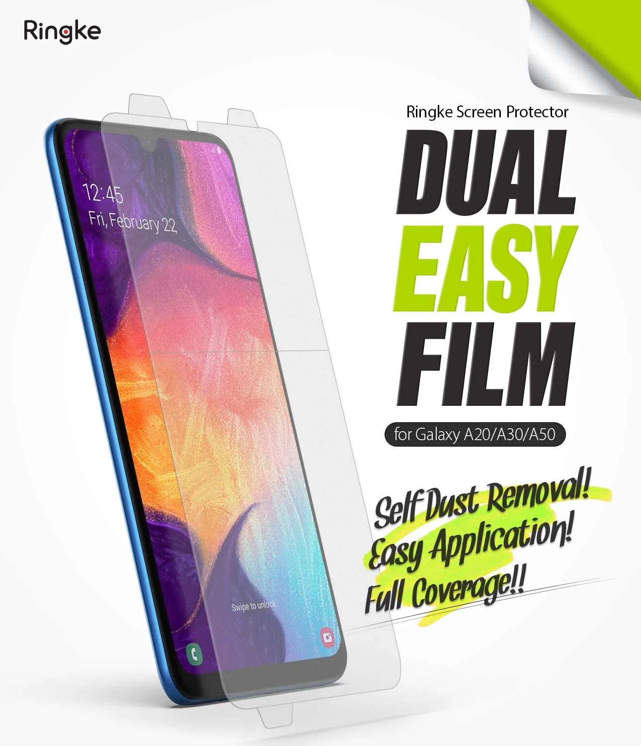 Galaxy A50 Screen Protector | Dual Easy Film