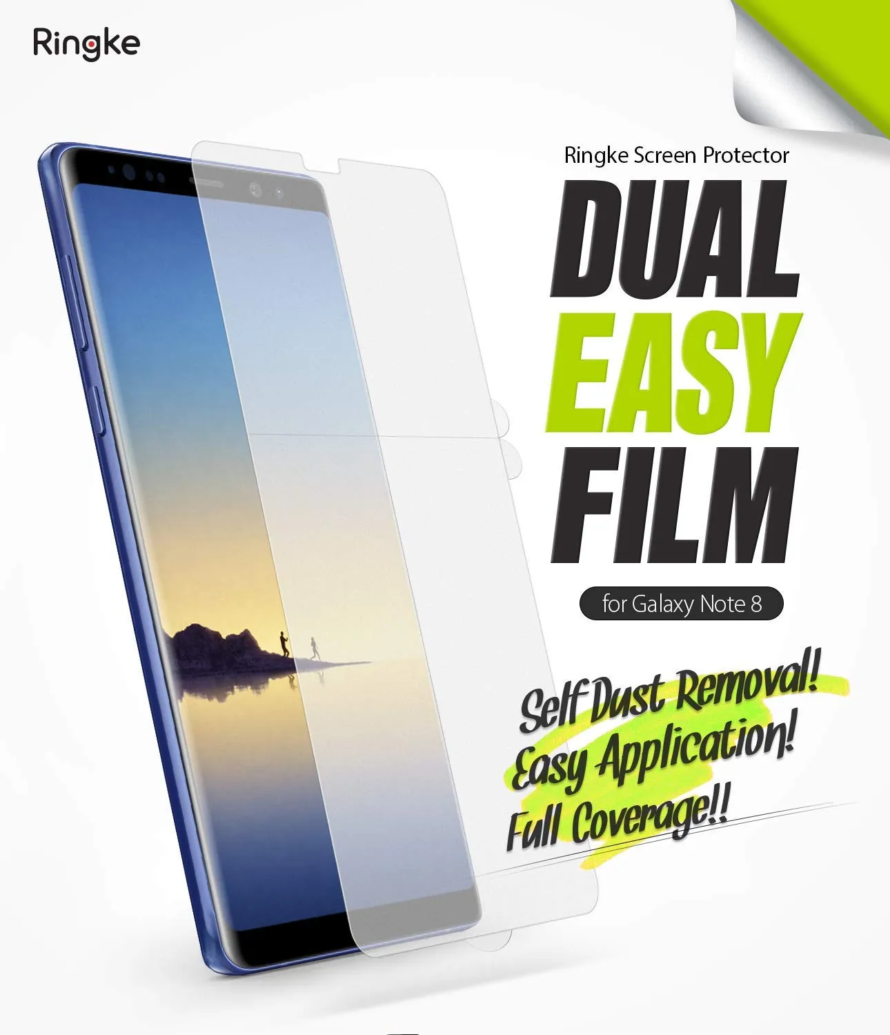 Galaxy Note 8 Screen Protector | Dual Easy Film