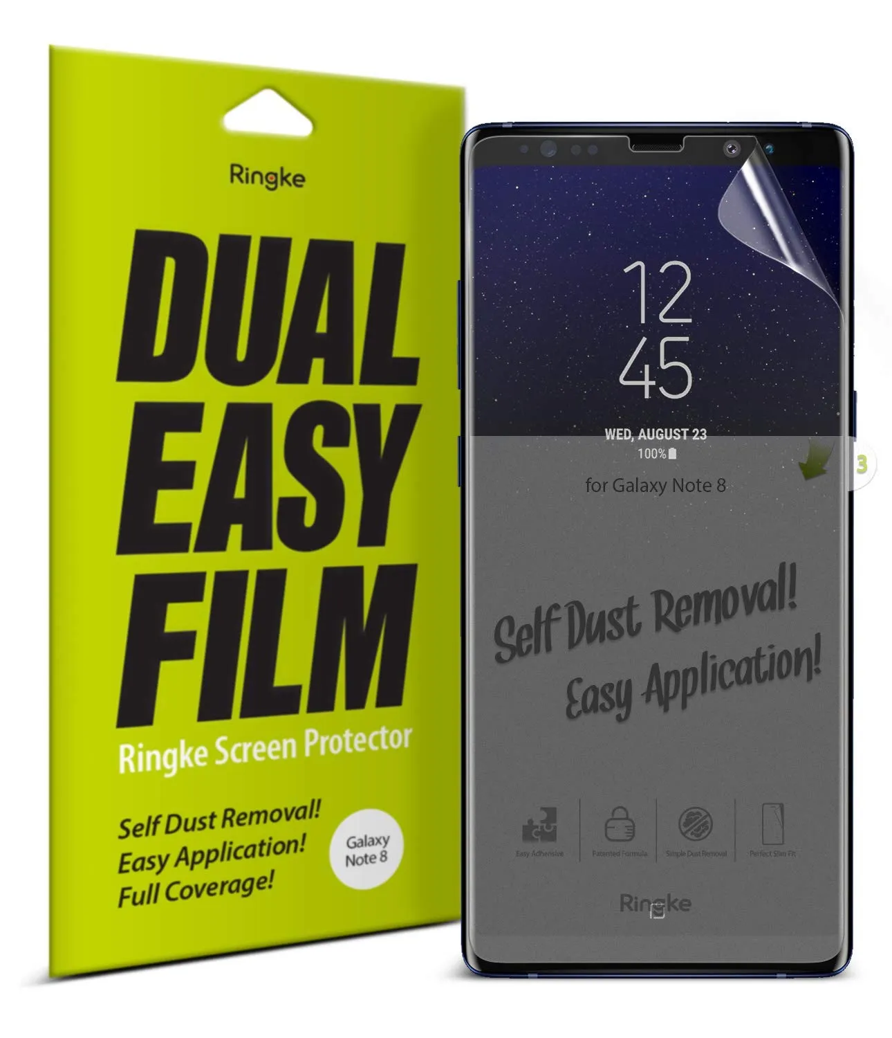 Galaxy Note 8 Screen Protector | Dual Easy Film