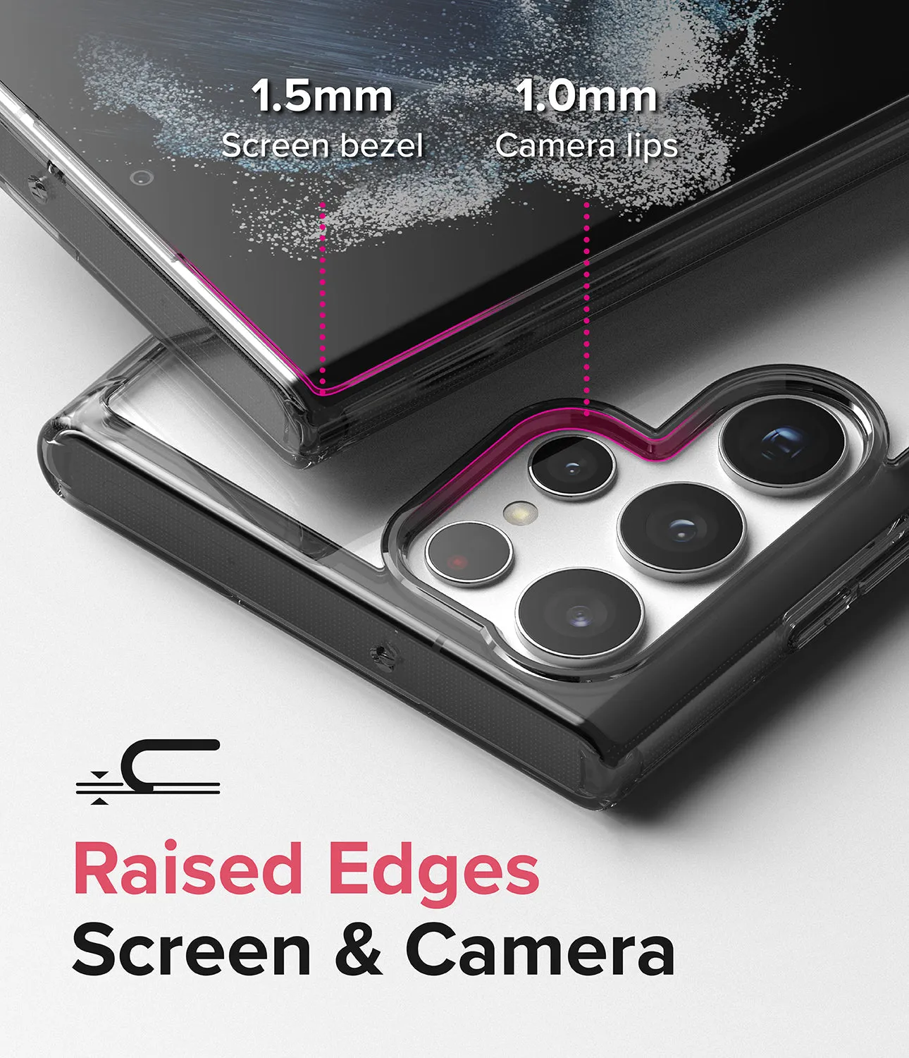 Galaxy S22 Ultra Case Combo | Fusion Case   Screen Protector