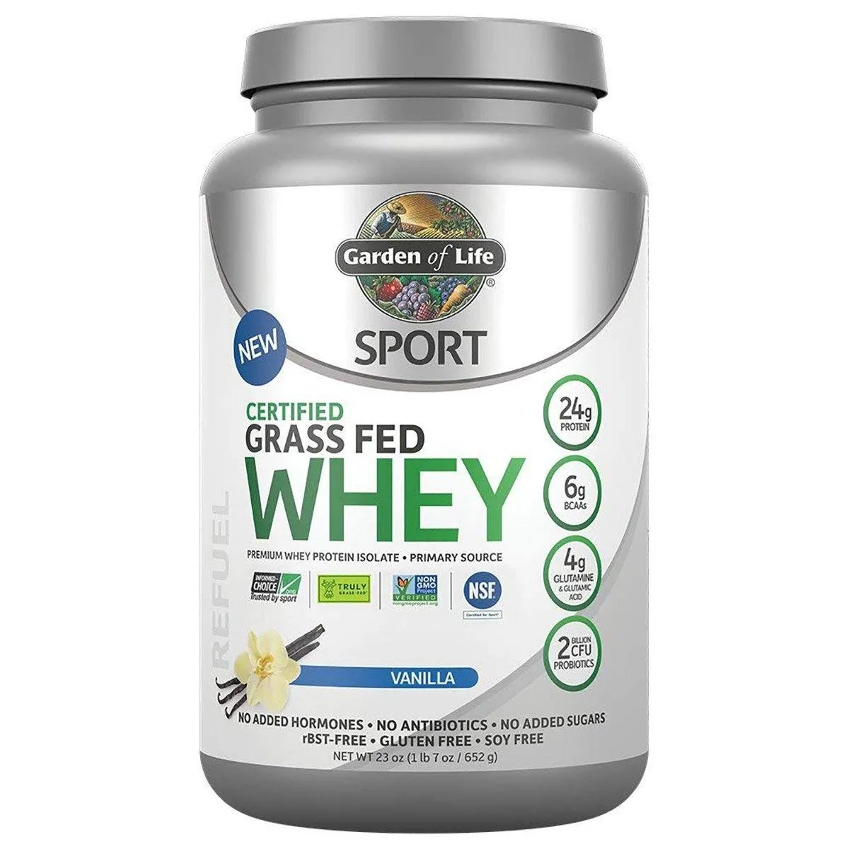 Garden Of Life Sport Certified Grass Fed Whey 20 Servings