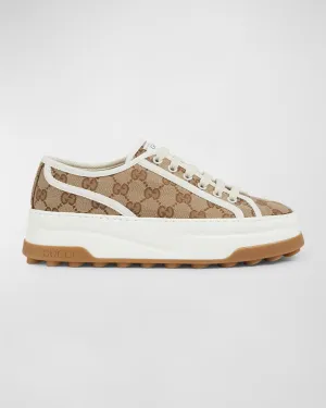 GG Canvas Gucci Low Top Platform Sneakers