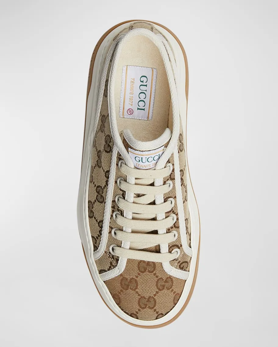 GG Canvas Gucci Low Top Platform Sneakers