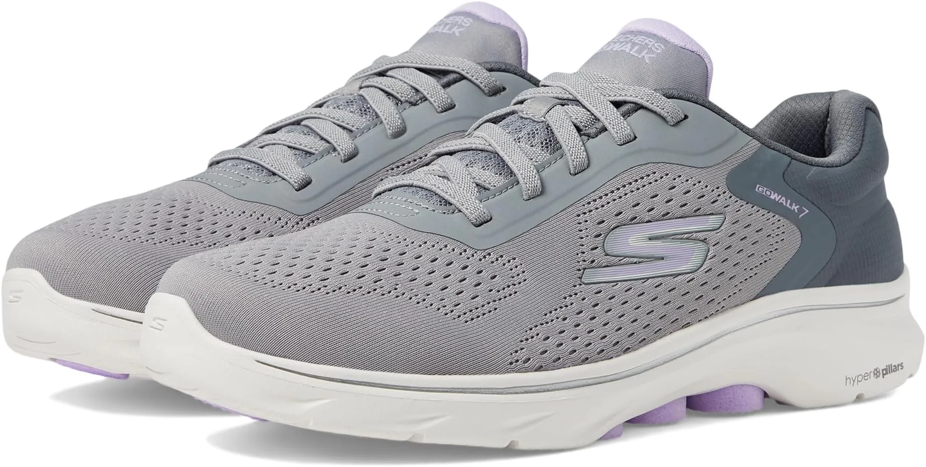 Go Walk 7 - Cosmic Waves SKECHERS Performance, Gray/Lavender