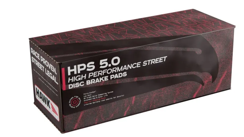 Hawk HPS 5.0 Street Rear Brake Pads - 2007-2015 Volkswagen Tourareg Base/V6/V6-Sport/TDI - HB632B.586