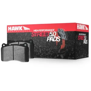 Hawk HPS 5.0 Street Rear Brake Pads - 2007-2015 Volkswagen Tourareg Base/V6/V6-Sport/TDI - HB632B.586