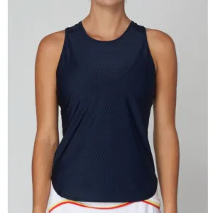 L'Etoile Performance Racerback Tank - Navy Print