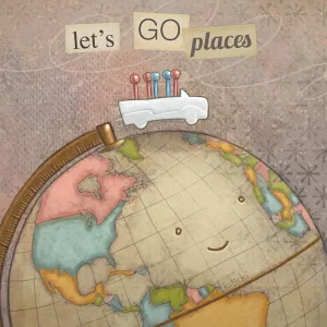 Let's Go Places Gallery Canvas Print