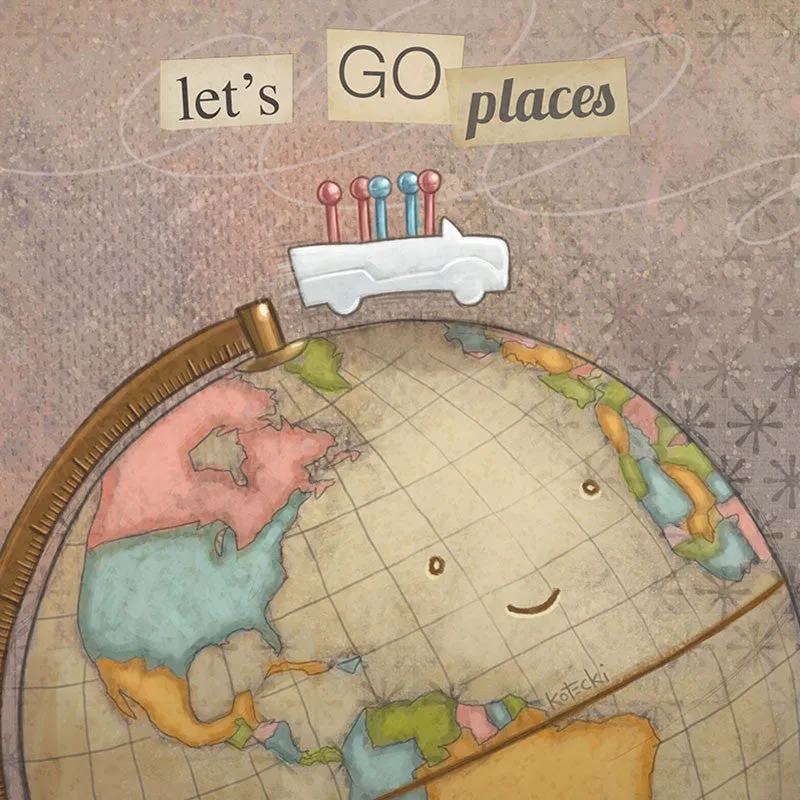 Let's Go Places Gallery Canvas Print