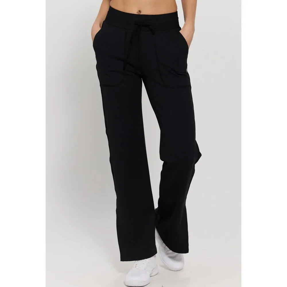 Lija Women's Wide Leg Pant - Black