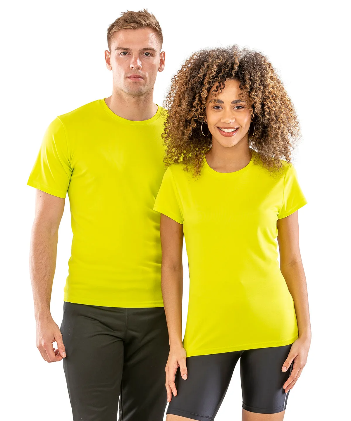 Lime Green - Spiro quick-dry short sleeve t-shirt