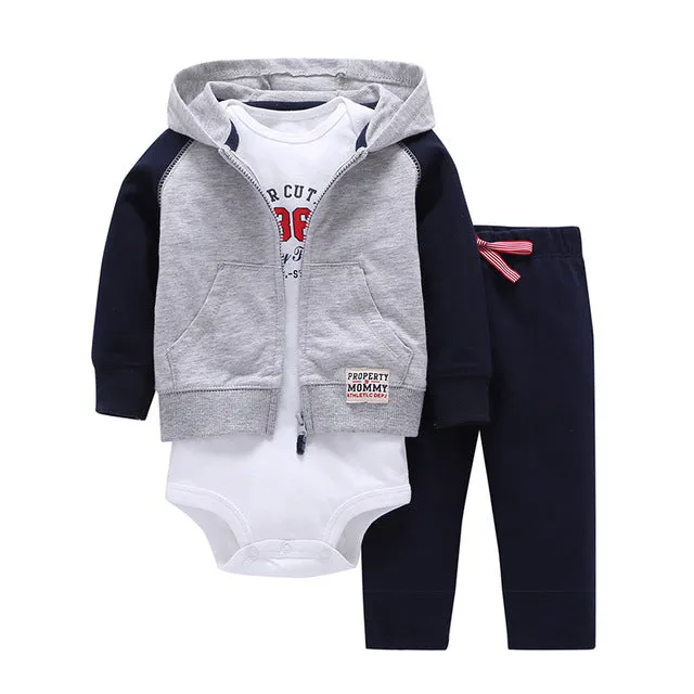 Little Mister Coat Pants Baby Romper