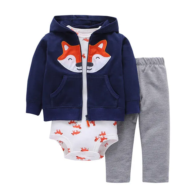 Little Mister Coat Pants Baby Romper