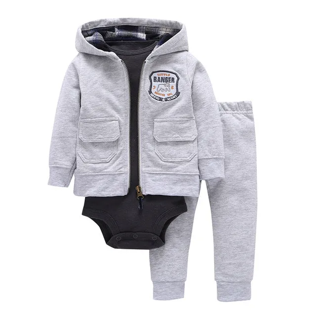 Little Mister Coat Pants Baby Romper