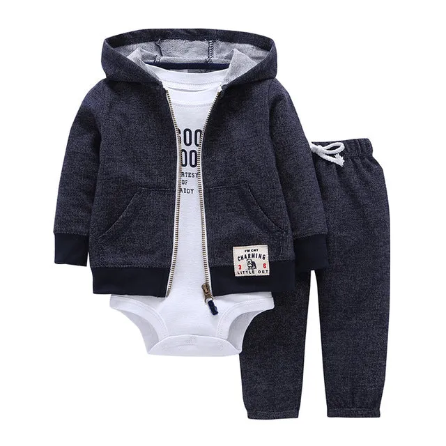 Little Mister Coat Pants Baby Romper