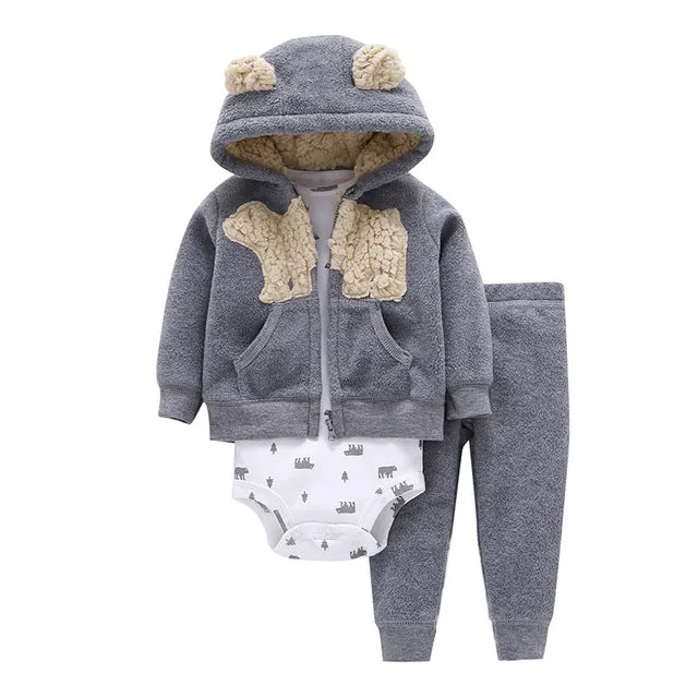 Little Mister Coat Pants Baby Romper