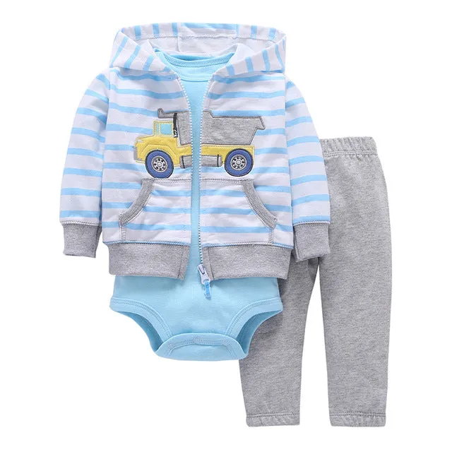 Little Mister Coat Pants Baby Romper