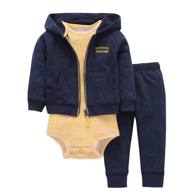 Little Mister Coat Pants Baby Romper