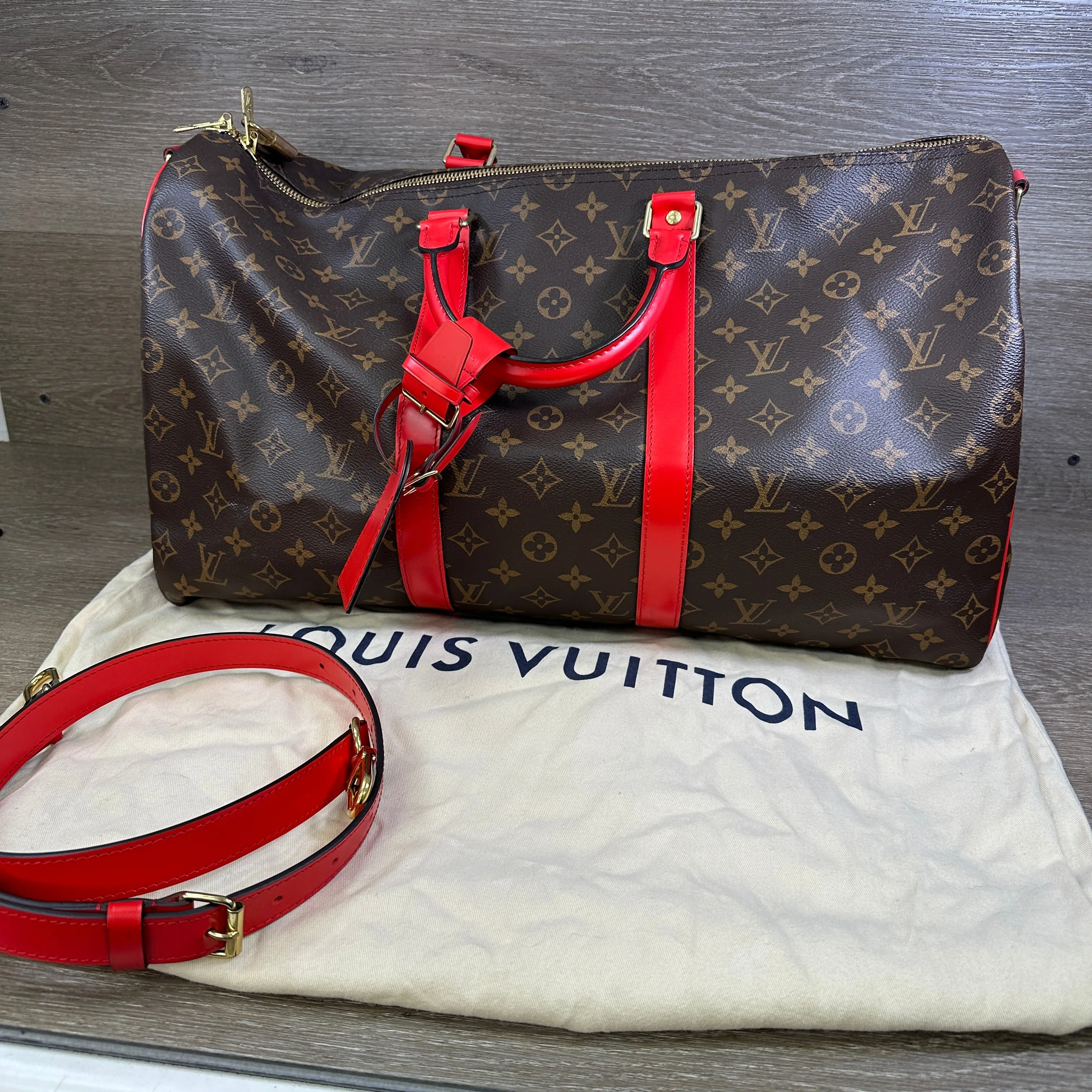 Louis Vuitton Keepall Bandoulière 50 Monogram