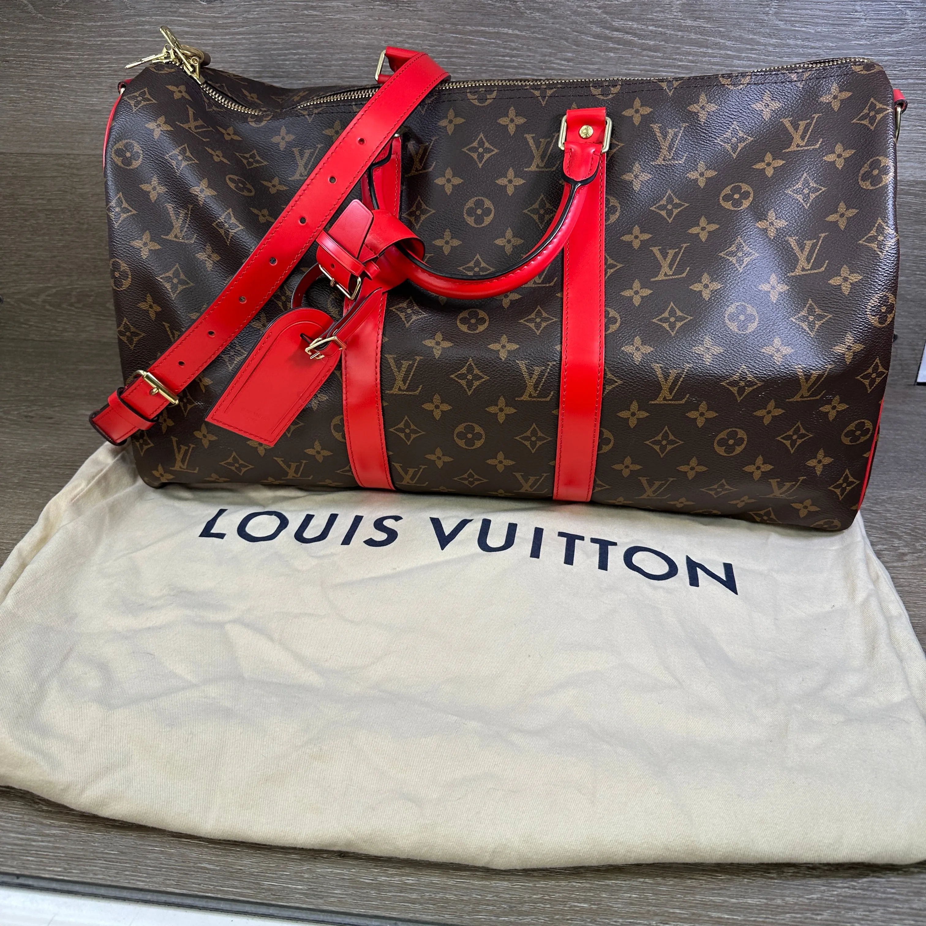 Louis Vuitton Keepall Bandoulière 50 Monogram