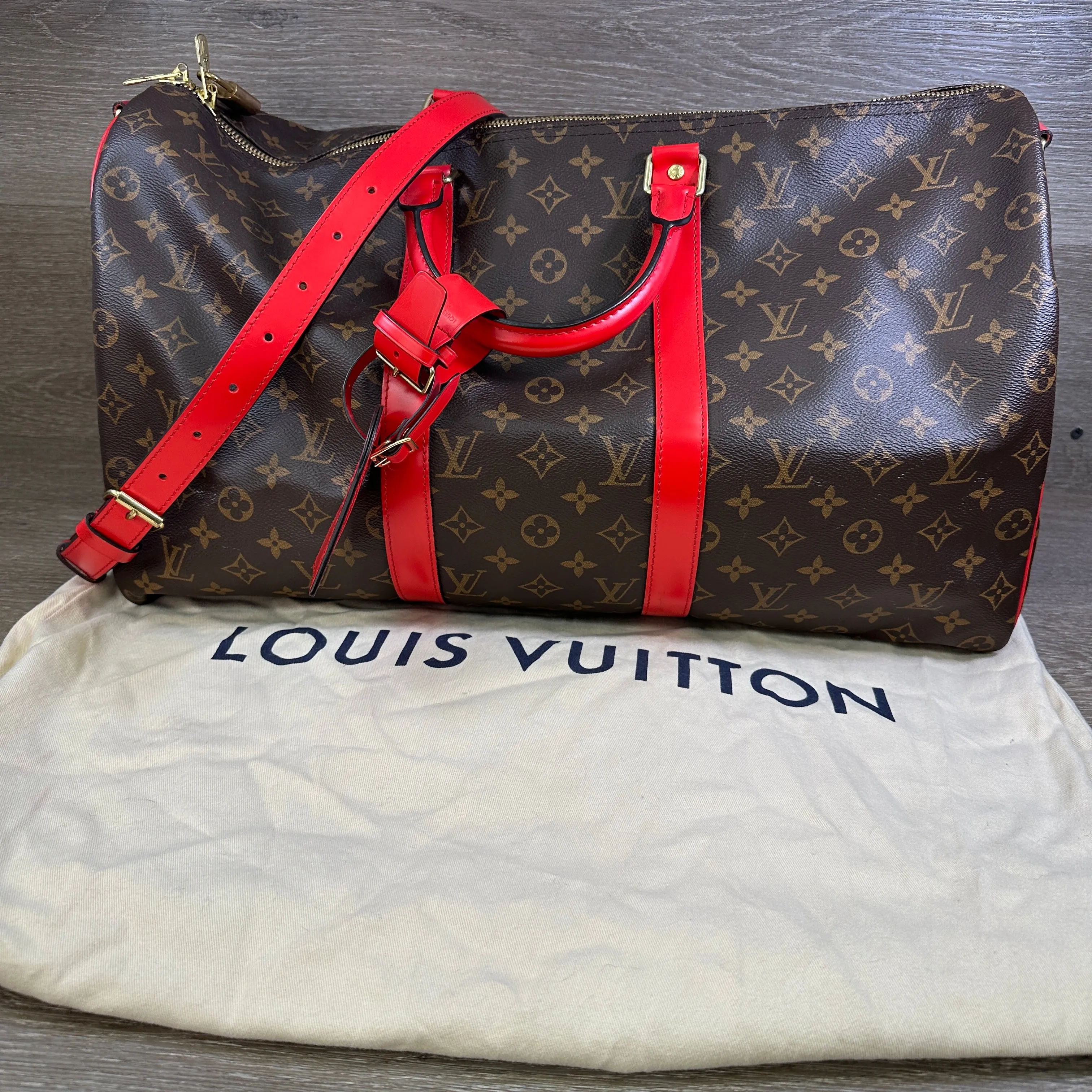 Louis Vuitton Keepall Bandoulière 50 Monogram