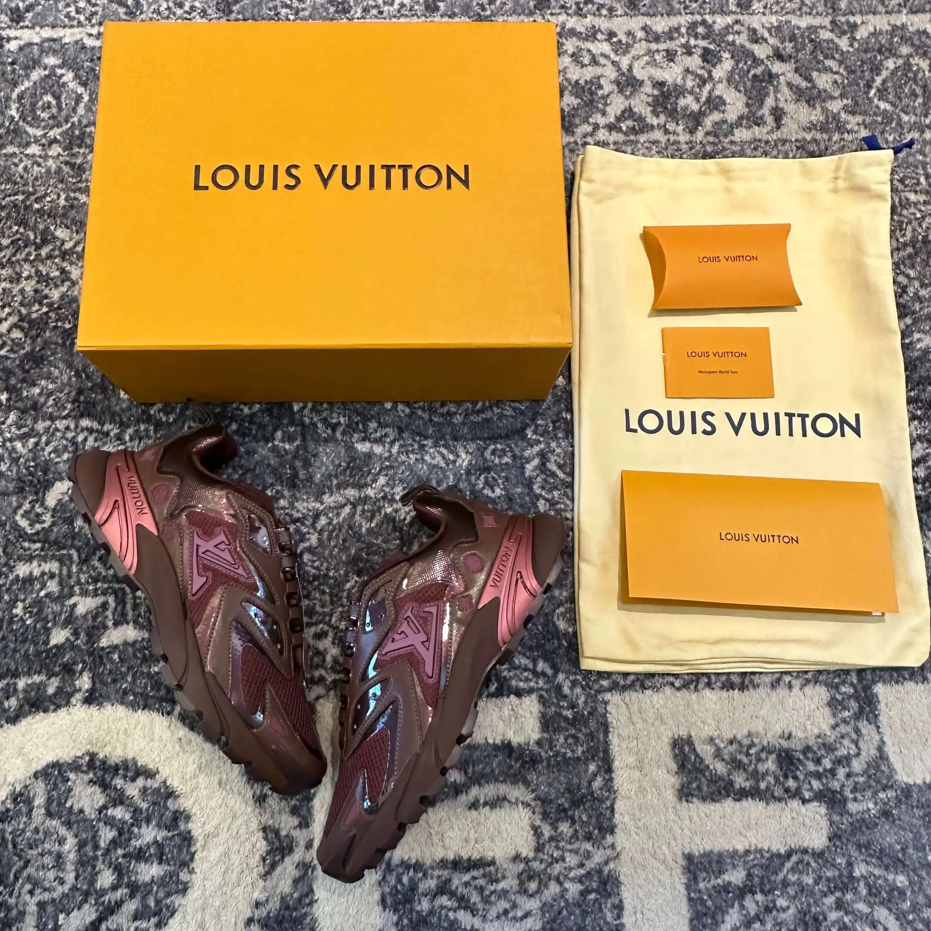 Louis Vuitton LV Runner Burgundy Tactic Sneaker