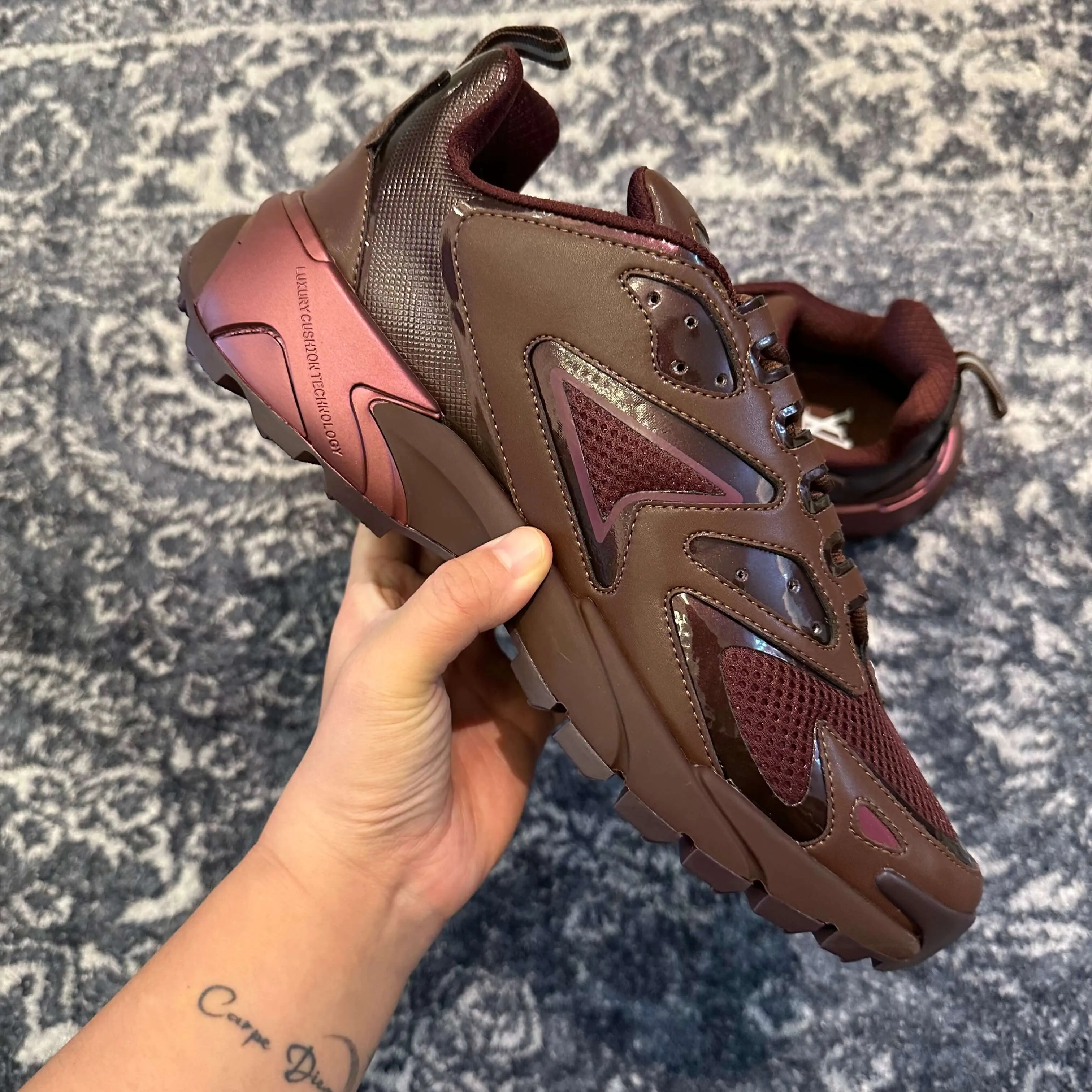 Louis Vuitton LV Runner Burgundy Tactic Sneaker