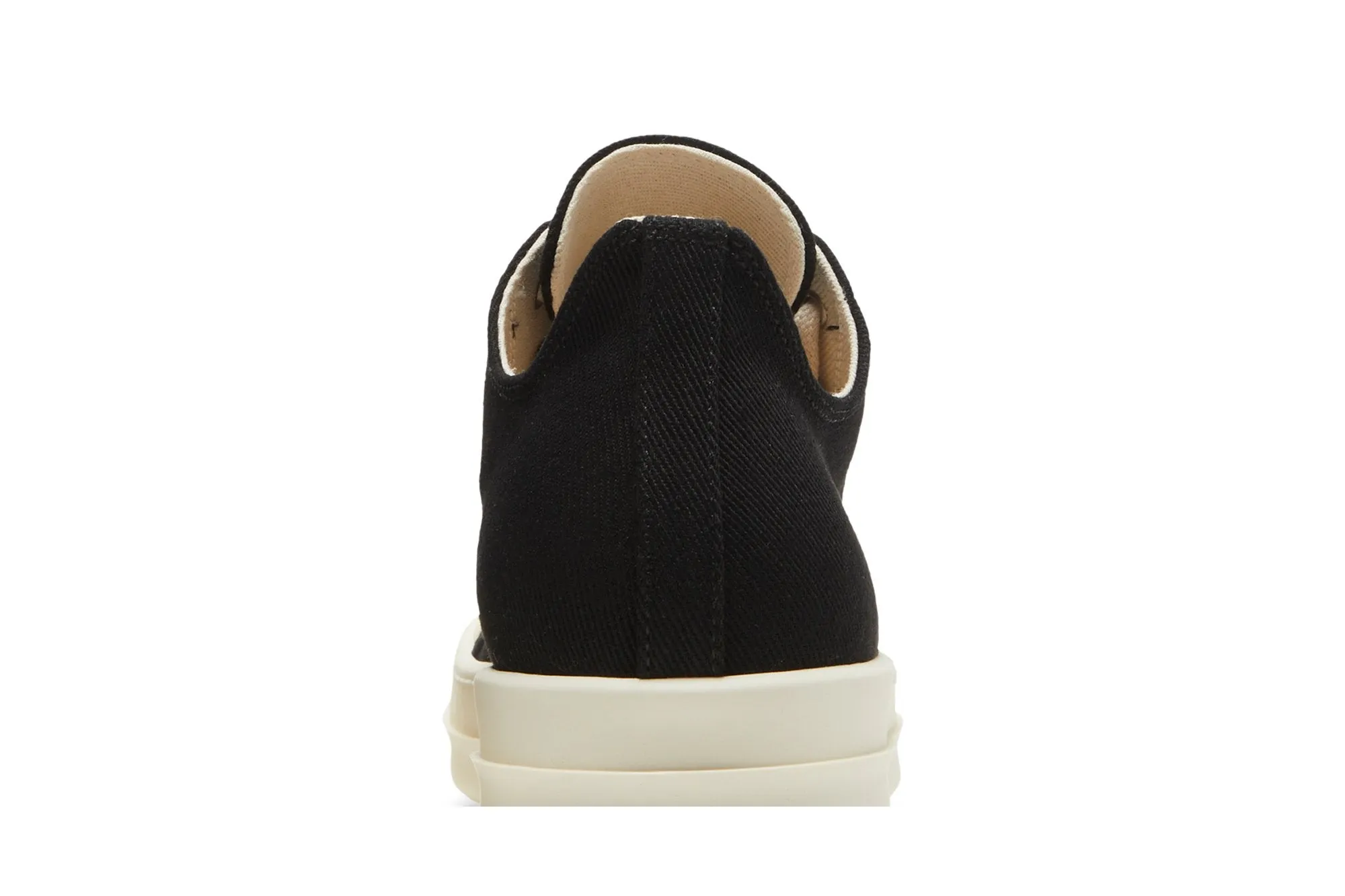 Low-top sneakers Rick Owens Wmns DRKSHDW Strobe Cotton Denim Low, black