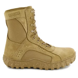 Men's Coyote Brown Tactical Military Boots - Rocky S2V