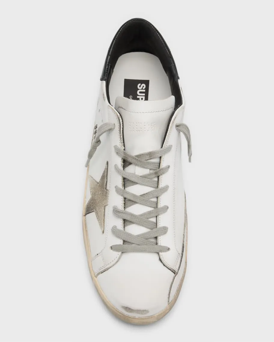 Men's leather low top sneakers Super-Star Golden Goose