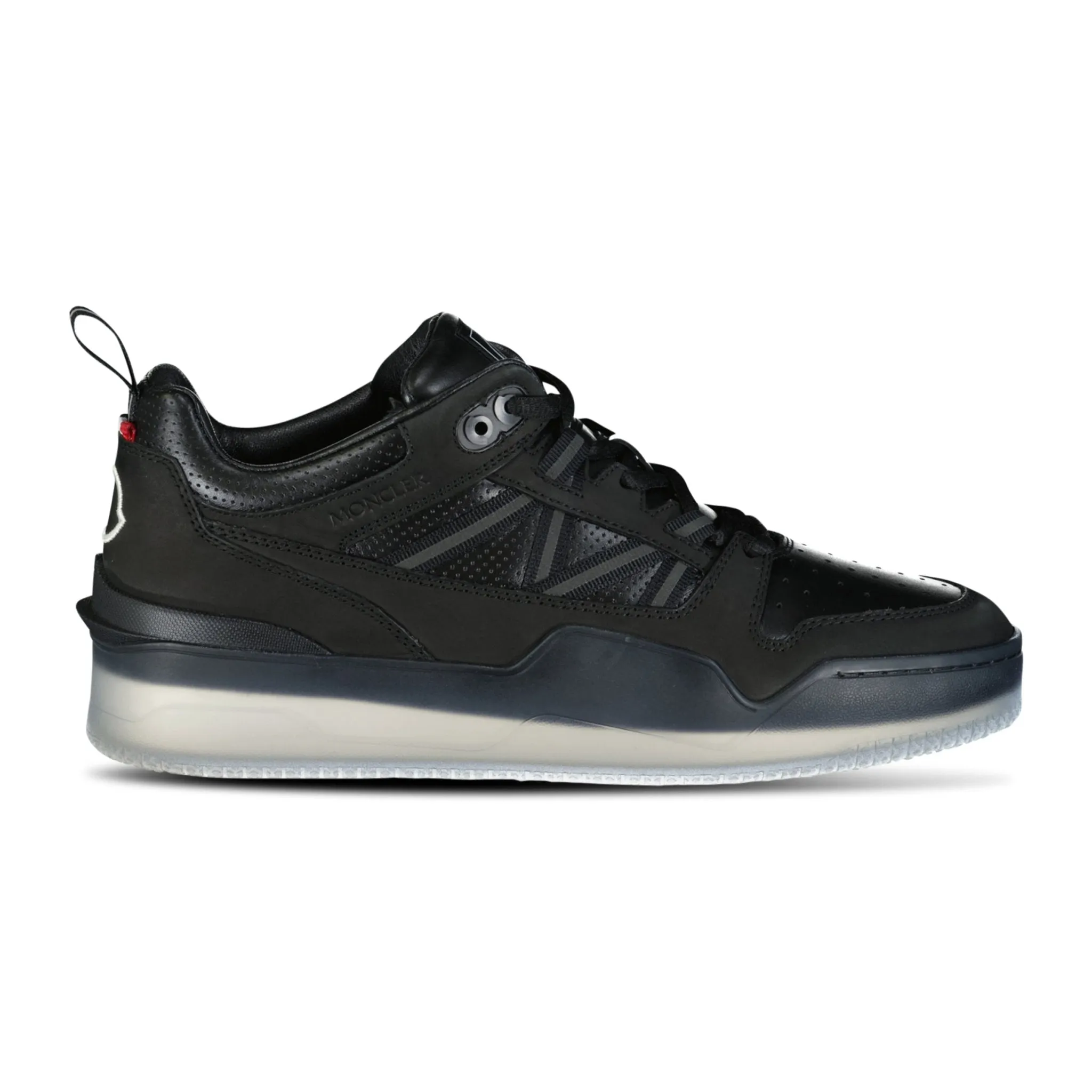 MONCLER PIVOT LOW TOP TRAINERS BLACK