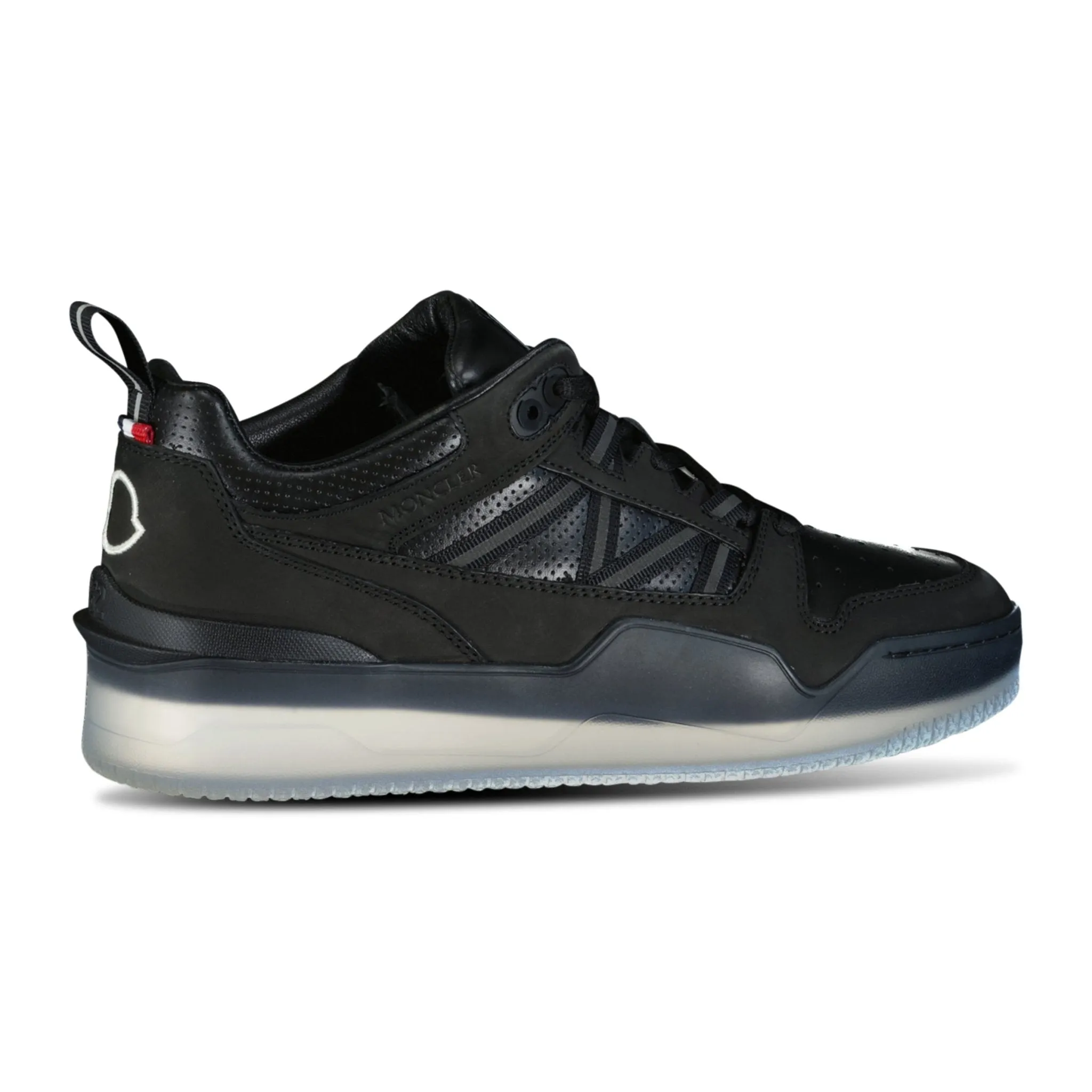 MONCLER PIVOT LOW TOP TRAINERS BLACK