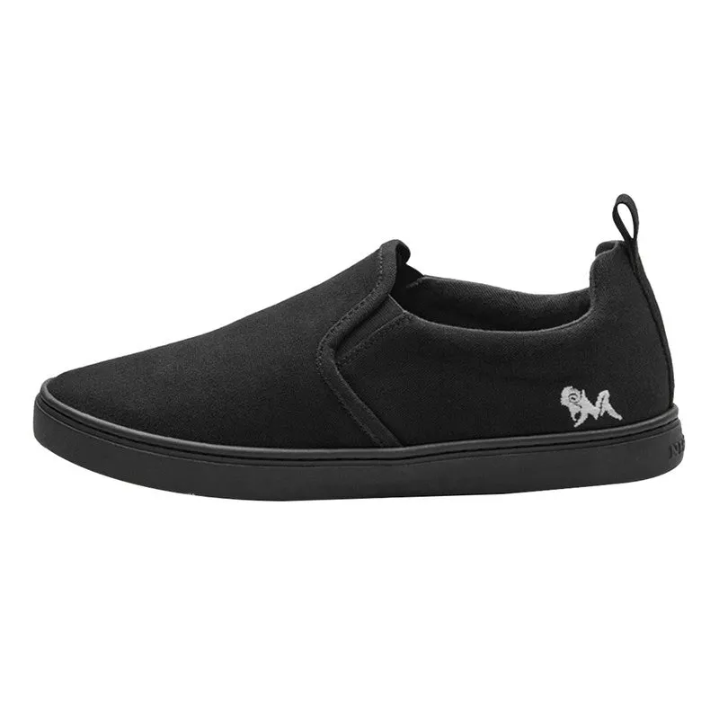 Neeman's Black Slip-On Shoes for Men | Organic Cotton | Comfortable & Light-Weight